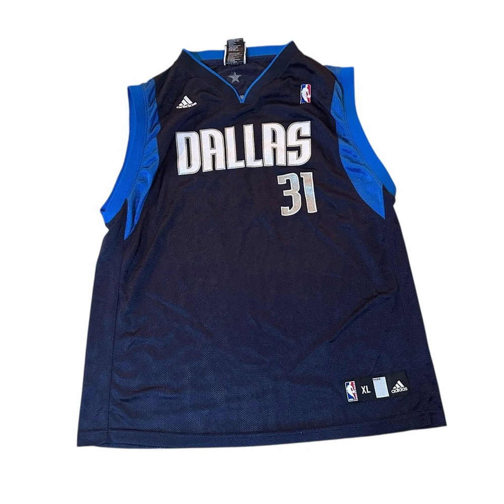 Adidas Boys Dallas Mavericks Jason Terry Home Jersey Sz XL